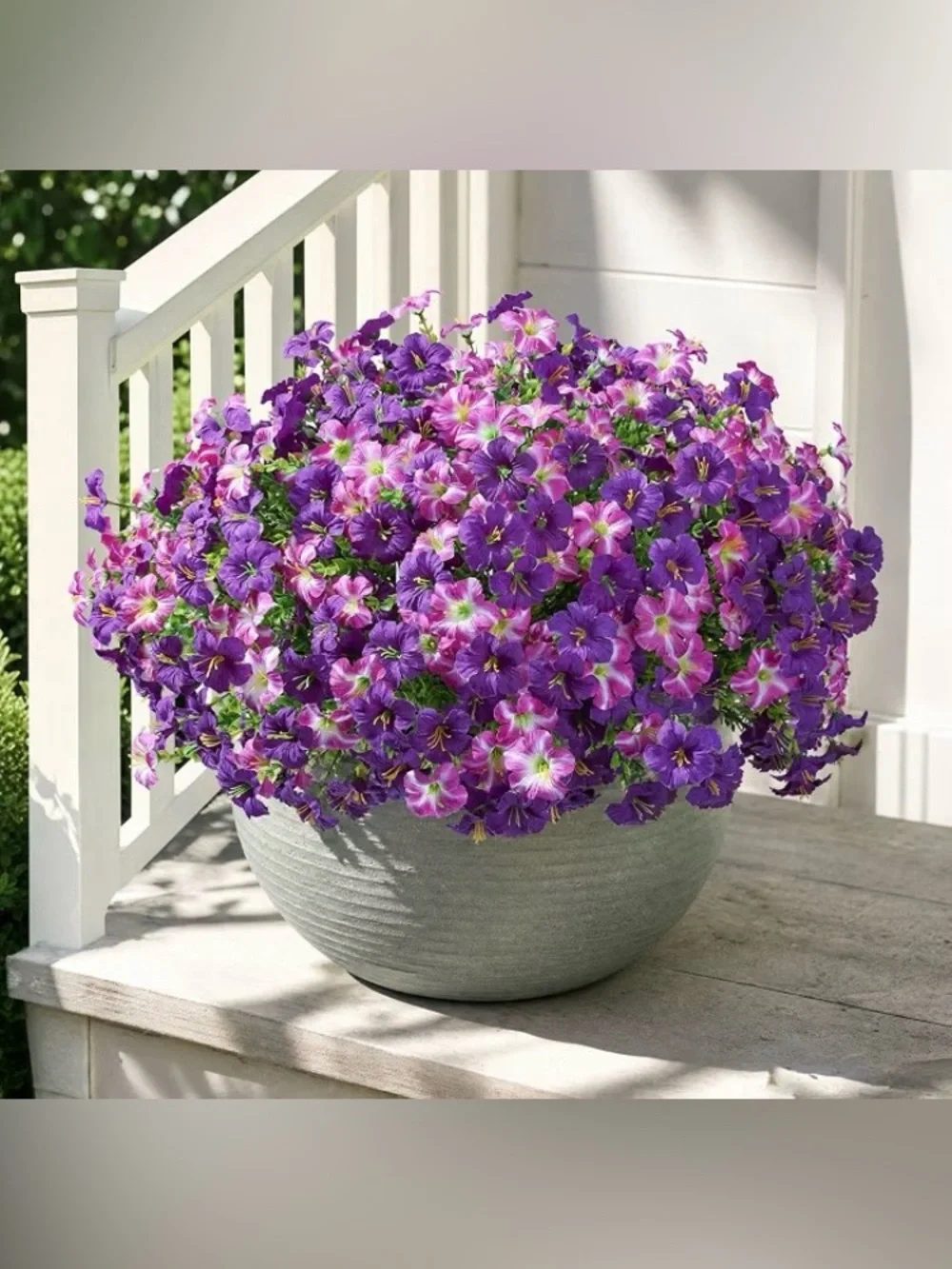 20 Bundles Faux Morning Glory Artificial Flowers for Outdoors, SEALED PACKAGE